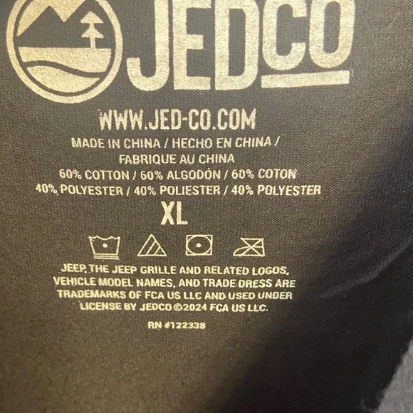 Jeep Classic Black Short Sleeve Tee - Picture 2 of 5